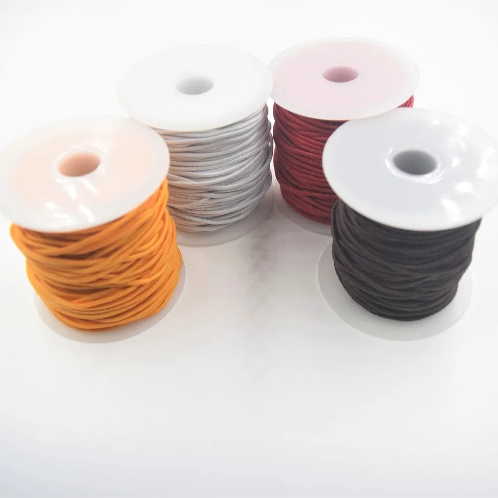 Dia 1.5mm Round Elastic Cord Beading Stretch Thread/String/Rope for DIY