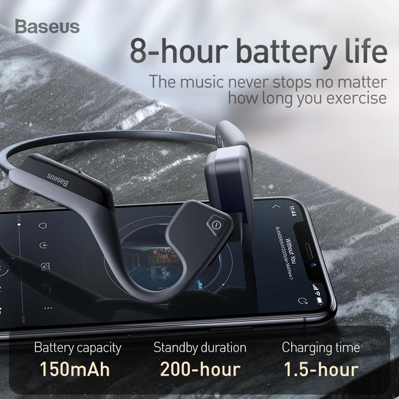 Bluetooth наушники Baseus BC10 с костной проводимостью 5 0 беспроводные микрофоном