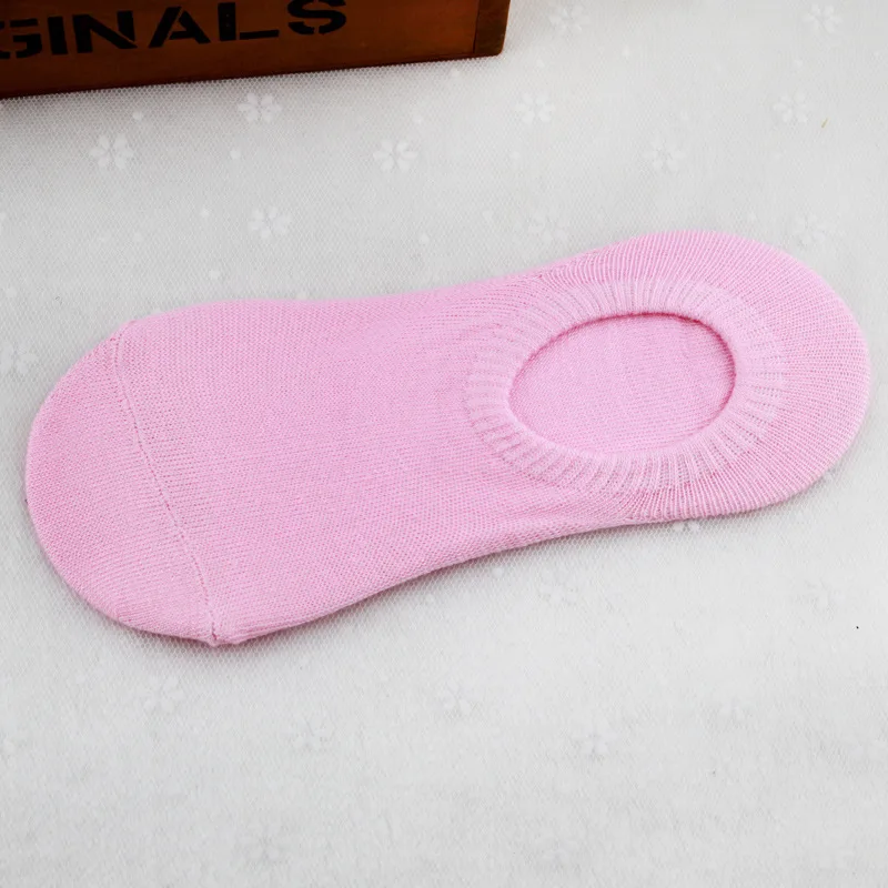 Горячая Распродажа, 5 пара/лот,, новые летние стильные женские разноцветные носки-лодочки для девочек брендовые качественные хлопковые носки, тапочки - Цвет: Розовый