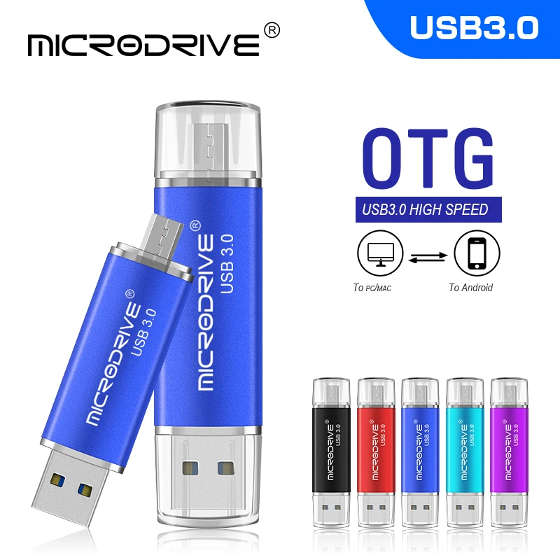 Полная емкость Usb 3,0 OTG USB флеш-накопитель для смартфонов/планшетов/ПК 16 ГБ 32 ГБ 64 Гб 128 ГБ флеш-накопитель высокоскоростной флеш-накопитель