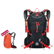 ANMEILU 25L Waterproof Unisex Cycling Backpack Outdoor Sports Rucksack With Rain Cover And Helmet Net Cover For Camping Hiking