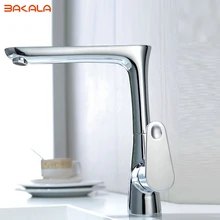 Freeshipping БАКАЛА Модные Кухня Tap Хромированный Смеситель Одной ручкой Единую Поверхность Смонтированных в отверстия Поворотный Кран YH-9013