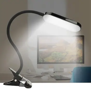 

Nails Tattoo LED Table Fashion Bedroom Eye Protect Touch Desk with Clip For Nails
