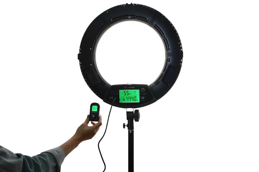 led luz de vídeo lâmpada fotográfica dia