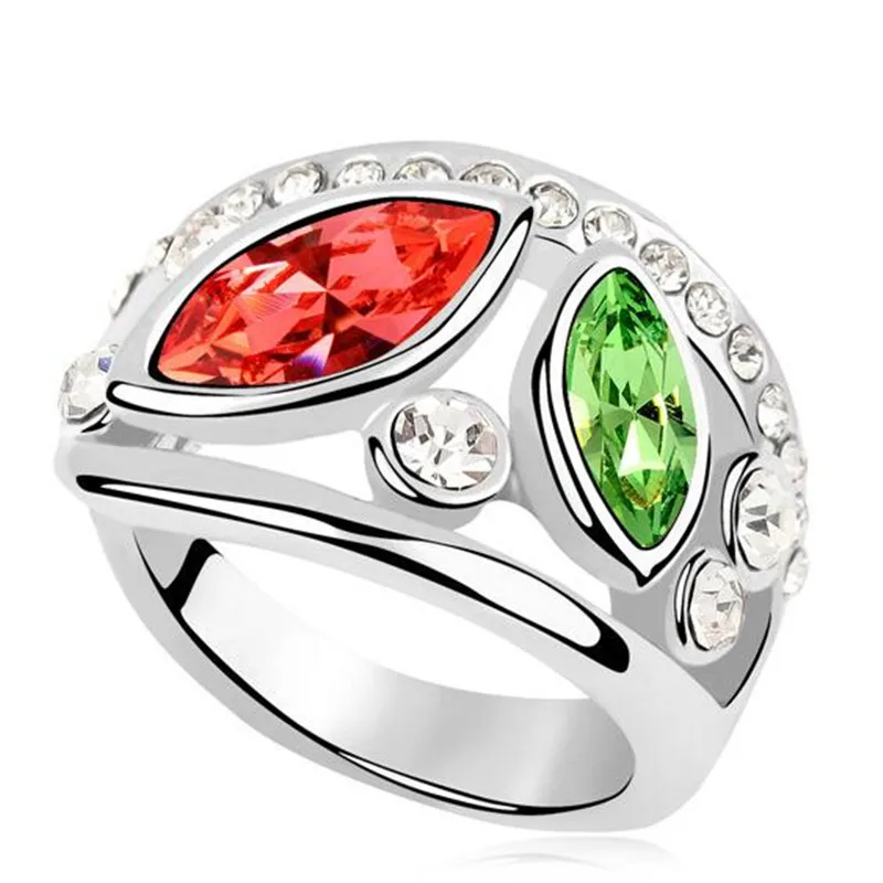 Женские кольца на палец SHDEDE модные ювелирные украшения с кристаллами Swarovski