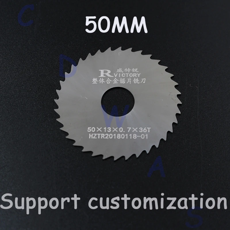 

5pcs 50mm HSS Circular Saw Blade Rotary Tool For Metal Cutter Power Tool Wood Cutting Discs Drill Mandrel 0.5-1.7