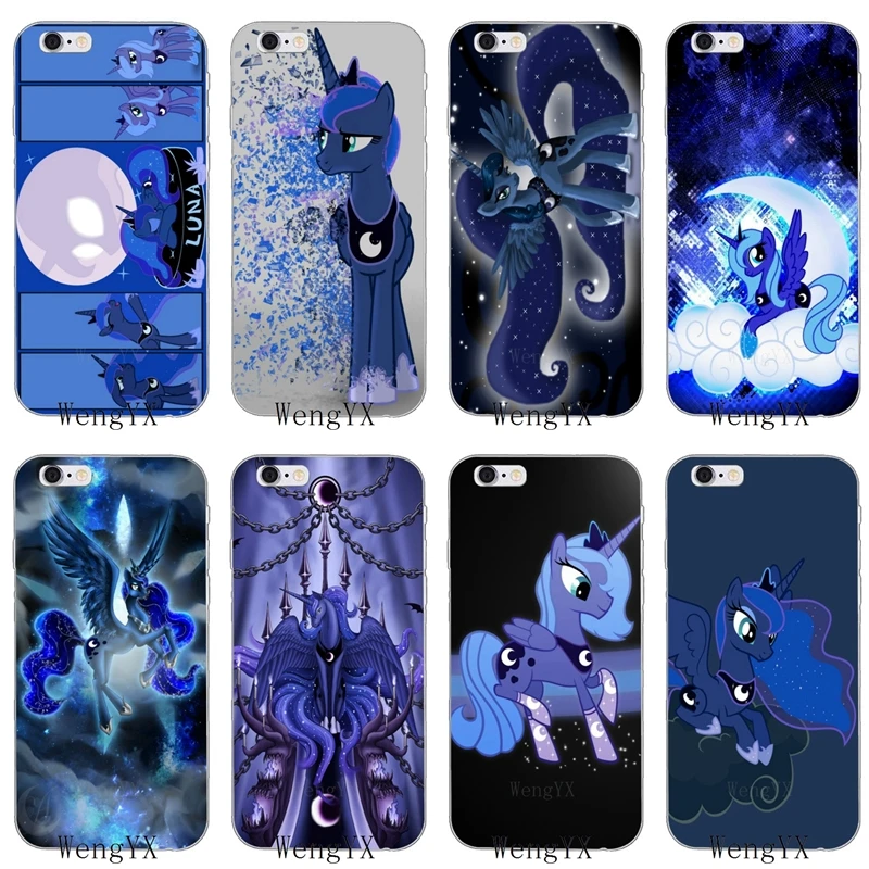 Классный мультяшный мягкий чехол для телефона my little pony Princess Luna Xiaomi Mi 6 A1 5 5s 5x mix max 2