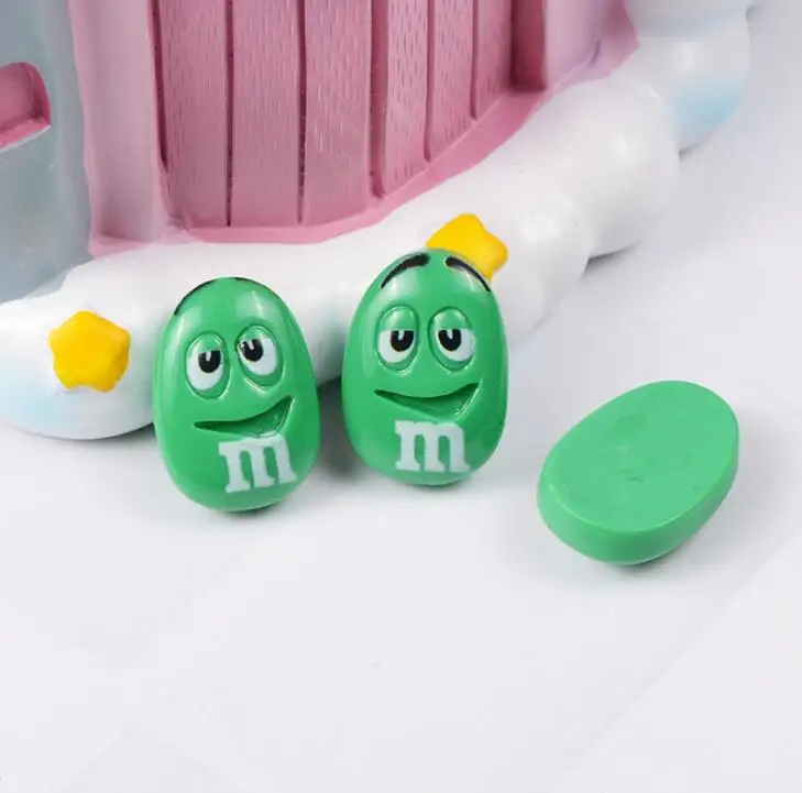 Kawaii плоские пластмассовые М Бобы милые конфеты diy Кабошоны украшения для скрапбукинга телефон Ремесло детали для декора - Цвет: 02