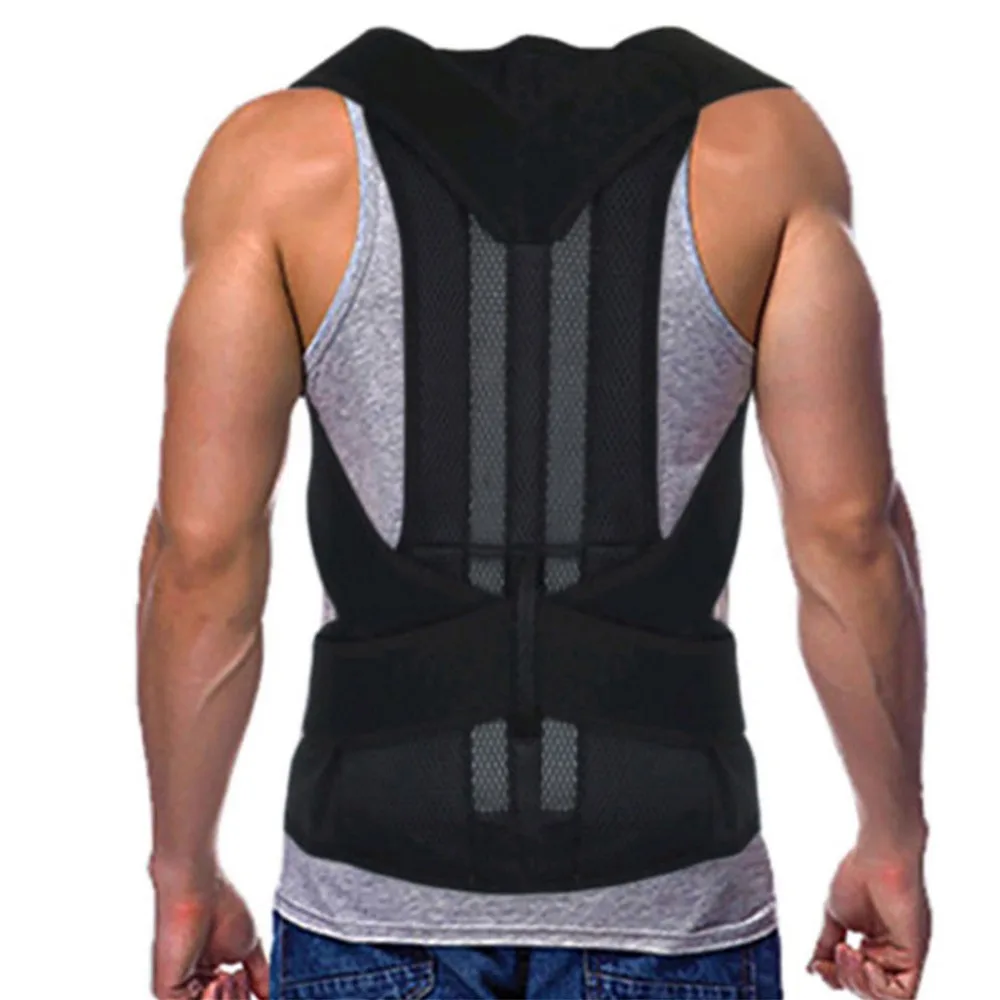 

Back Posture Corrector Shoulder Lumbar Brace Spine Support Belt Adjustable Adult Corset Posture Correction Belt Body Health Care