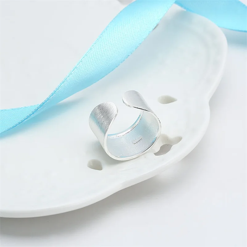 Настоящее чистое 925 пробы Серебряное кольцо, классическое обручальное кольцо, хорошее ювелирное изделие для мужчин/женщин, ювелирные изделия, открытый размер, кольцо