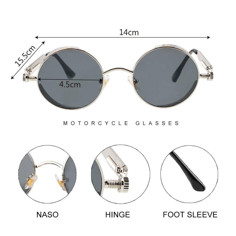 LEEPEE защитные шестерни для верховой езды очки для вождения стимпанк круглые Мото очки мотоциклетные очки ретро солнцезащитные очки