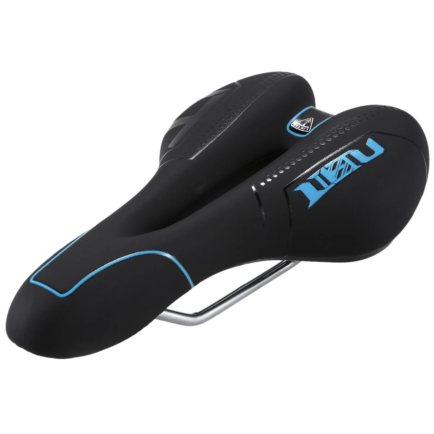 Blue Велосипед LIETU седло мягкая удобная мягкая дышащая подушка MTB горный велосипед седло нескользящее Велосипедное Сиденье 3 цвета - Цвет: Blue