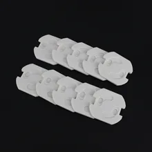 10 шт. ЕС розетка Защитная штепсельная вилка электрическая розетка Безопасность детей малышей Защита Анти Электрический шок штепсельная вилка ЕС вращающаяся розетка Крышка