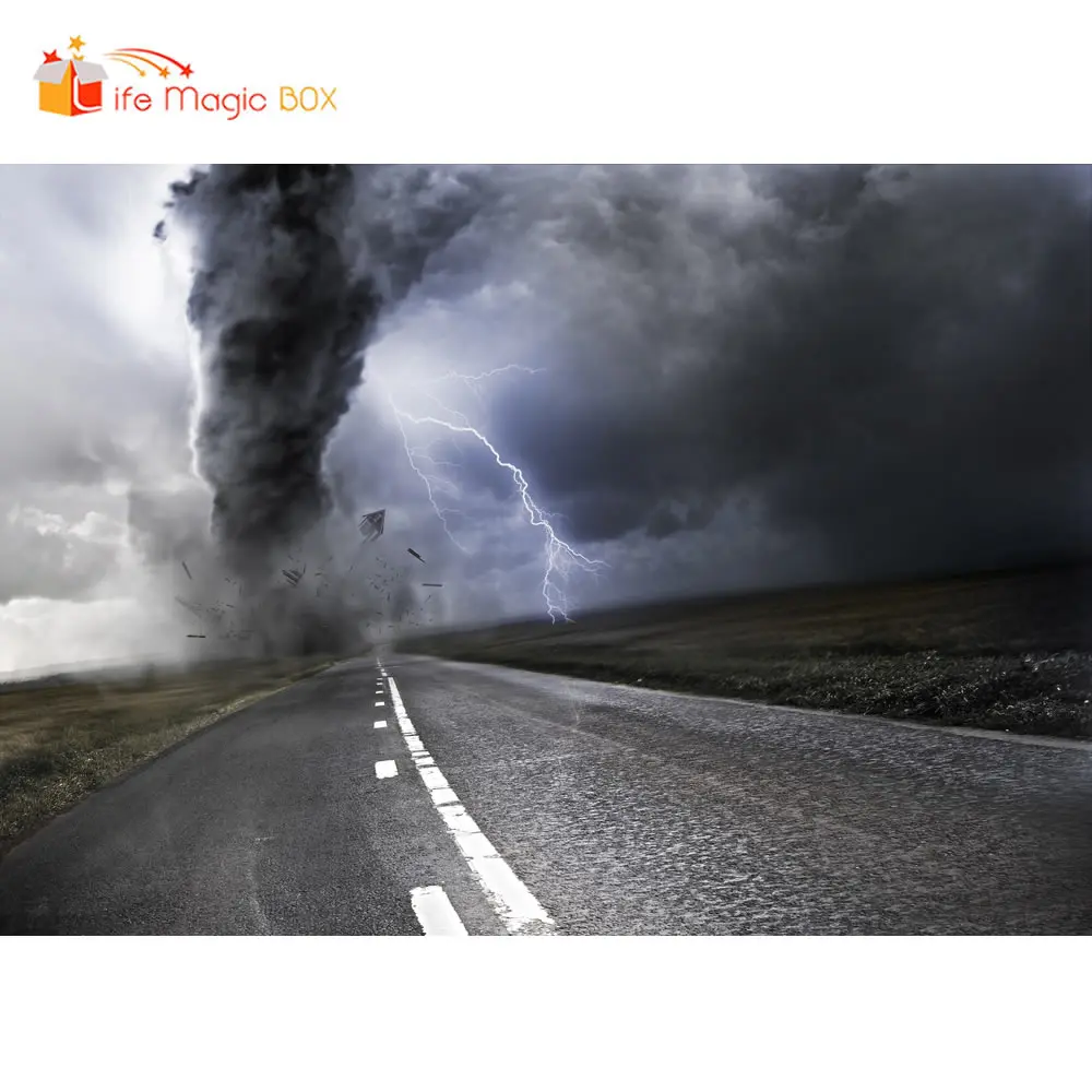Виниловый фон для фотосъемки Вечерние Декорации LIFE MAGIC BOX Tornado | Электроника