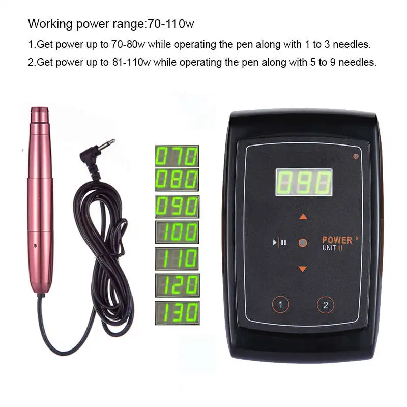 

Eyebrow Lip Tattoo Machine With Digital Swiss Motor Permanent Makeup Machine Strong Quiet Motor Supply EU Plug