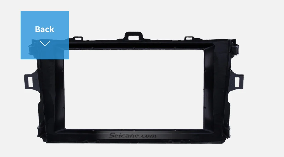 Back Black Double Din 2008 2009 2010 Toyota Corolla Car Radio Fascia Stereo Dash Kit Audio Player Panel Plate