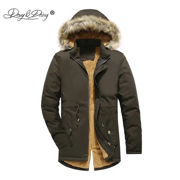 

DAVYDAISY 2019 New Arrival High Quality Autumn Winter Men Jacket Fashion Warm Thick Outerwear Man Causal Jackets Coats JK096
