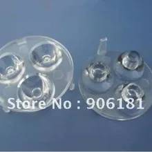 WHA-45 высокое качество светодиодных оптические линзы 3 P, 15 градусов, размер: 45x13 мм, вогнутой чистой поверхности, ПММА материалов