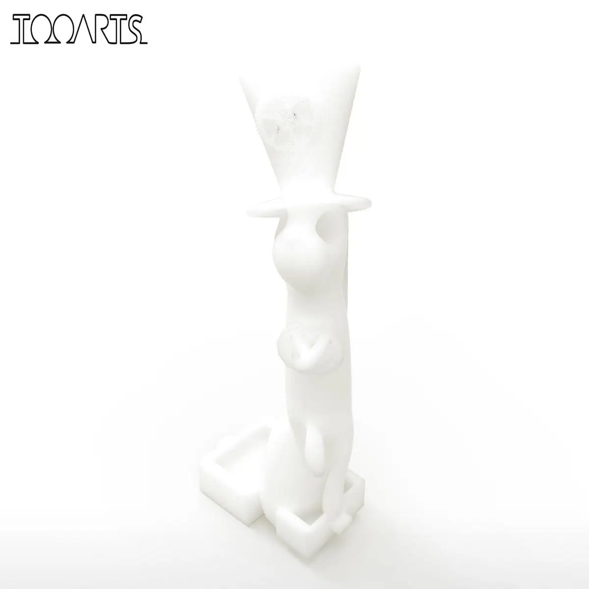 

Tooarts Tomfeel Abstract Rabbit Figurine3D Printed Figurine Home Decor Alice in Wonderland Rabbit Craft Gift For Home Office