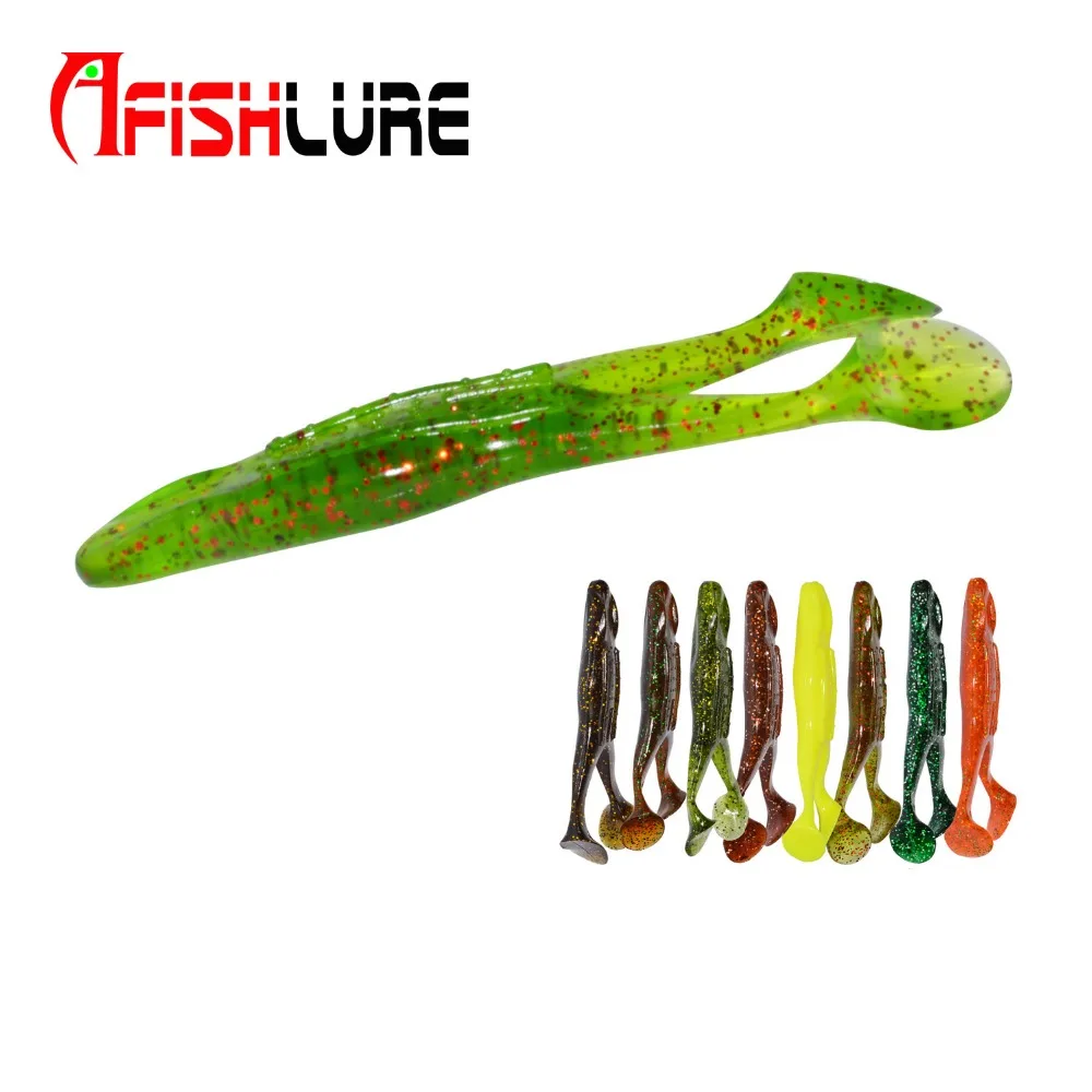 Мягкая приманка Afishlure Rayfrog для уничтожения черных рыб 105 мм 13 г искусственная