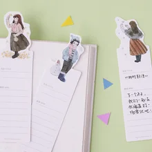 30 шт./упак. милая девушка из четырех сезонов яркая Закладка бумажные картины Закладка для книг рекламный подарок канцелярские принадлежности