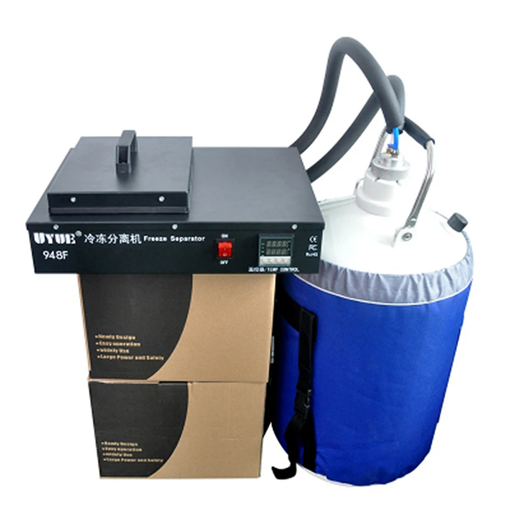

UYUE 948F Liquid Nitrogen Refrigerated Mobile Phone Screen Splitter Vacuum Screen Splitter for Mobile Phone LCD Screen