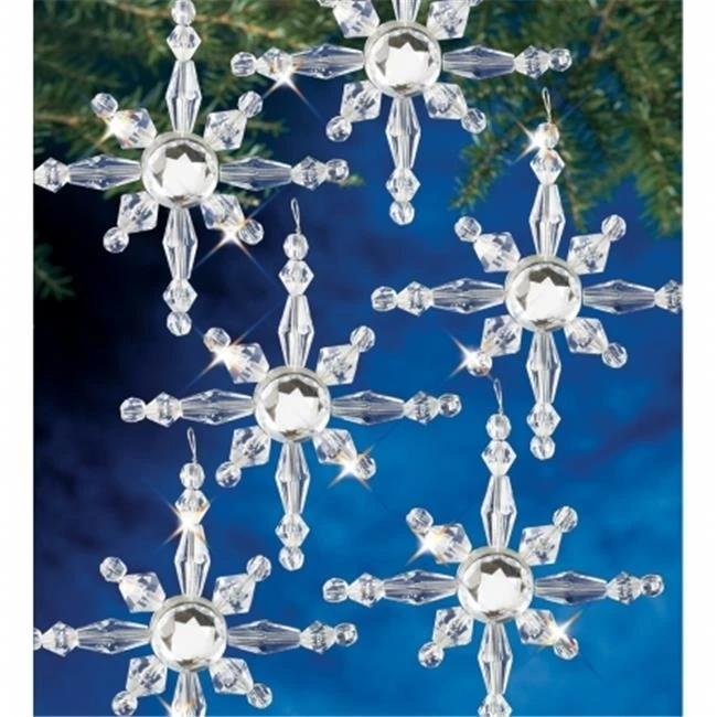 Beadery BOK-7281 Holiday Beaded Ornament Kit-North Star