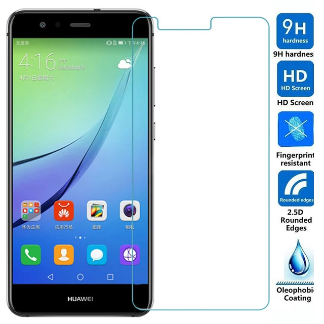 Закаленное стекло 9H для Huawei P10 Lite Высококачественная защитная пленка Взрывозащищенная ЖК экрана Nova youth|lcd screen