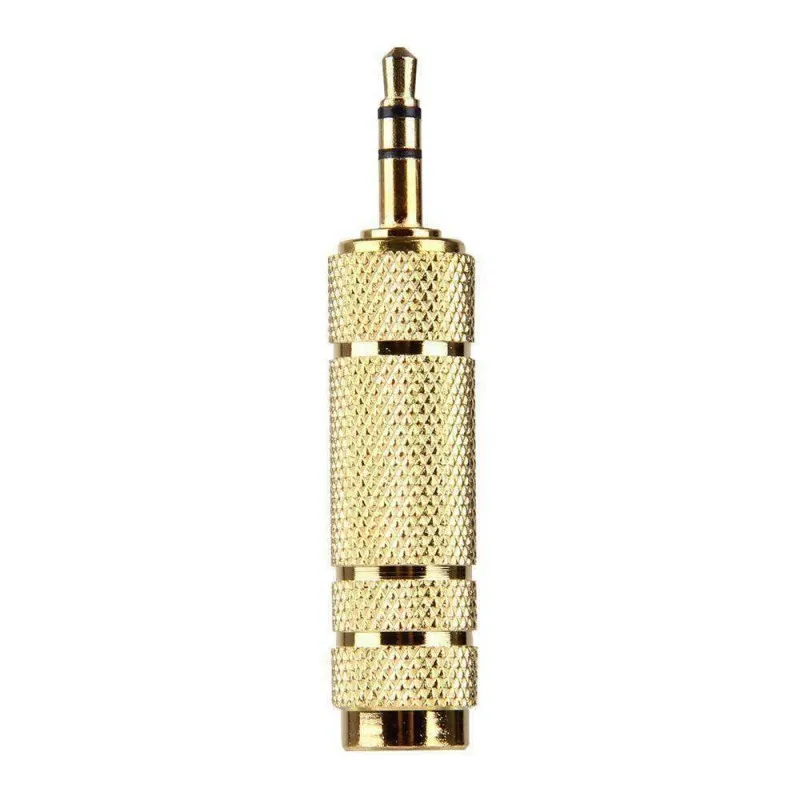 3.5mm Male to 6.5mm Female Stereo Audio Convertor Adapter Goldplated (1)