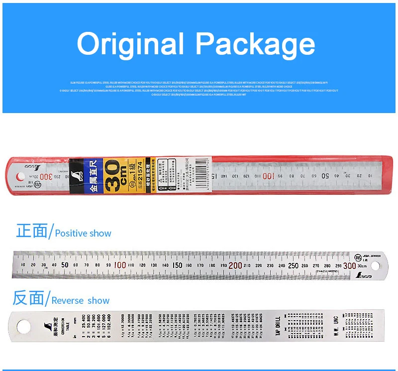 SHINWA стальная железная линейка из нержавеющей стали утолщенная шкала стальная линейка 15 30 60 100 см