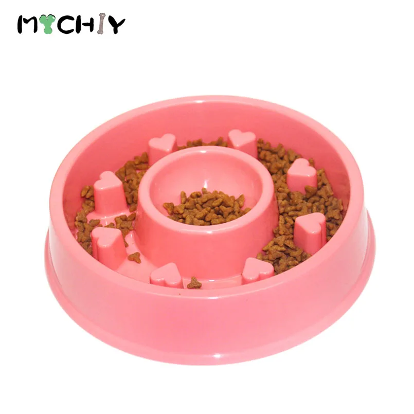 

Dog Cat Food Slow Bowl Feeder Interactive Anti Slip Gulp Feeder Healthy Bloat Dish For Pet Feeding Tools Healthy Diet Dish
