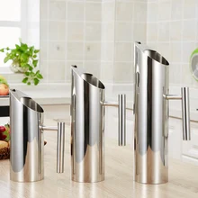 Нержавеющая сталь кувшин для воды с защитой от льда прямой горшок замороженная вода сок пивные бутылки кулер для воды отель паб посуда инструмент