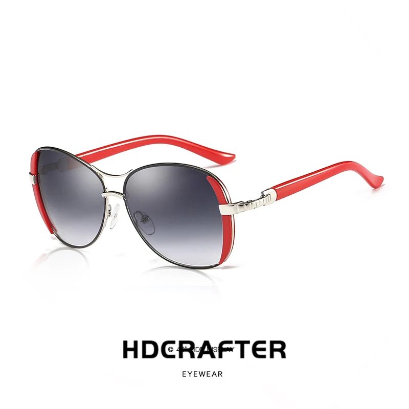 HDCRAFTER Brand New дамская солнцезащитные очки Овальный Женский Óculos Роскошные Открытый Очки Очки Аксессуары Для Женщин