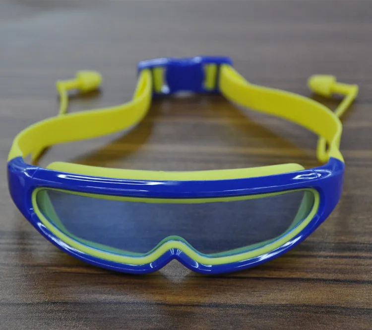 Детские большие рамки профессиональные очки для плавания Анти-туман дети водонепроницаемые очки для плавания мальчики девочки ребенок
