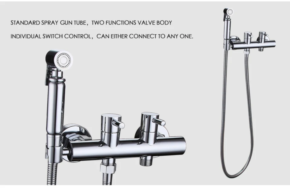 Кран горячей и холодной воды клапан 150 см шланг из нержавеющей стали мусульманский ручной Shattaf биде туалет спрей душ высокого давления биде