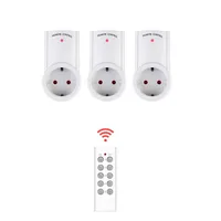 93 Wireless Smart Remote Control Power Outlet Light Switch Plug Socket 433.93 MHz Power Outlet Socket EU Standard Plug (1)