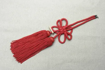 

ONE PIECE JP JUNCTION PRODUCE CAR VIP RED BLACK WHITE FUSA KIKU KNOTS GOOD LUCKLY KNOT FOR CAR REARVIEW MIRROR