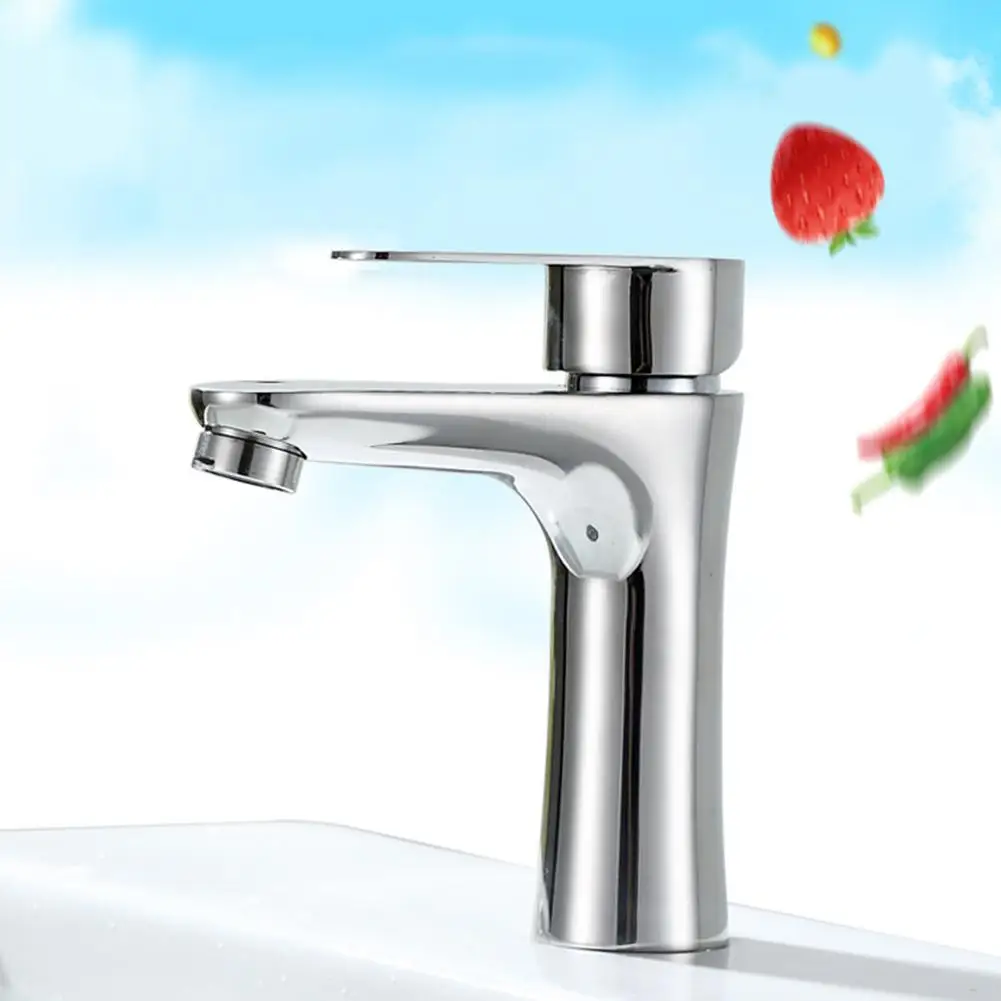 

Stainless Steel Basin Sink Waterfall Faucet Bathroom Deck Mounted Mixer Tap