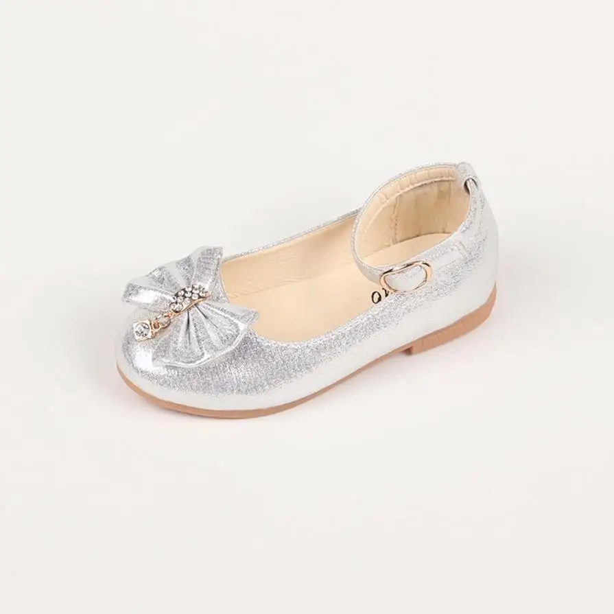 

BMF TELOTUNY Cute Children Girl Fashion Princess Soild Bowknot Dance Toddler Quality Shoes Casual Shoes Apr25 Drop Ship