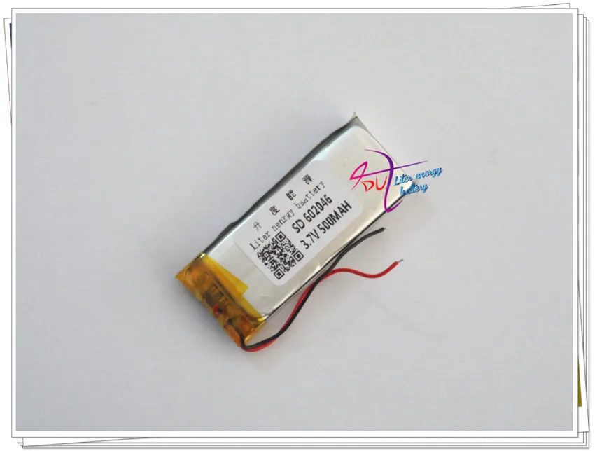 

3.7 V 602046 602046P 3.7V 500mah with protection board used for bluetooth MP3 MP4