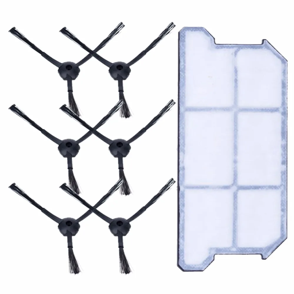 Generic vacuum robot cleaner parts 6Pcs side brush+1pcs