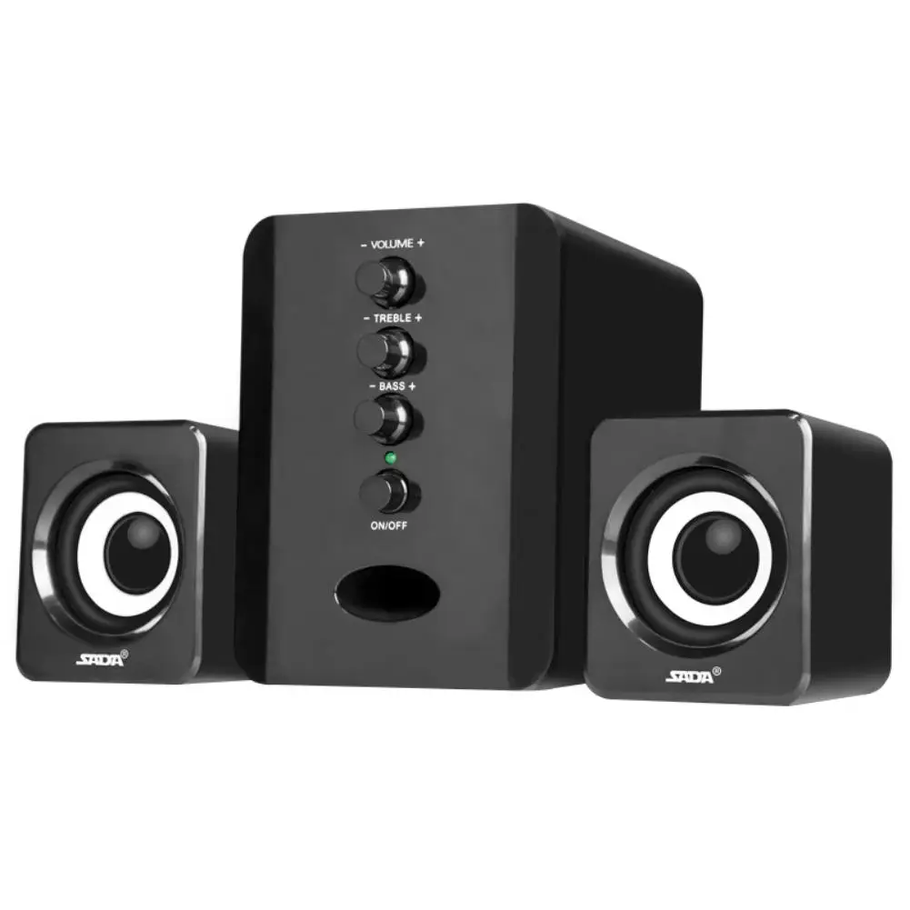 

3Pcs USB 2.1 Mini Wired Desktop Laptop Computer Subwoofer Stereo Music Player Mini Wired Desktop Laptop Computer