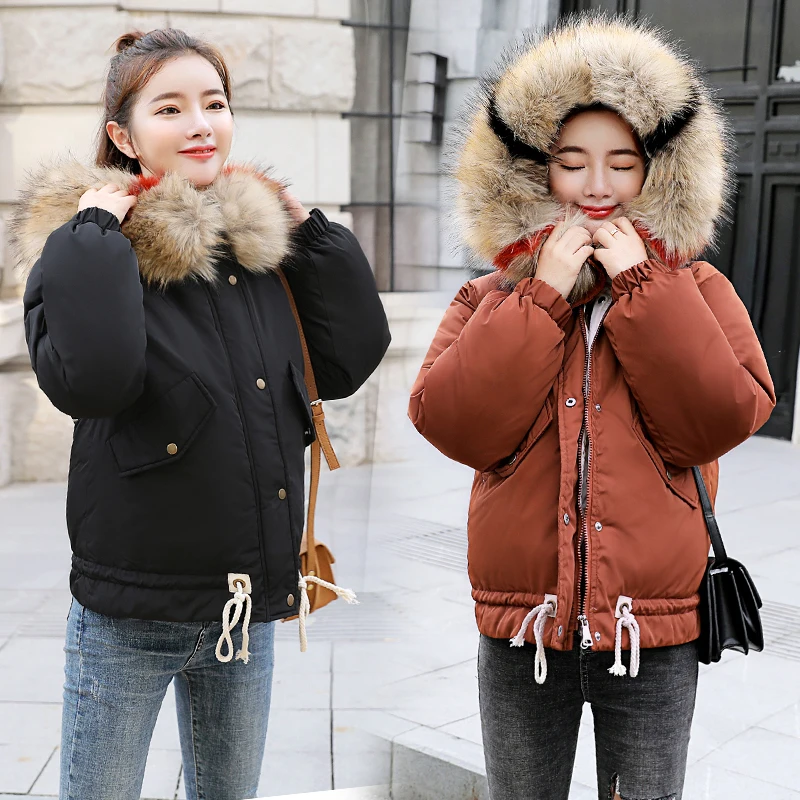 

Cheap wholesale 2018 new winter Hot selling women's fashion casual warm jacket female bisic coats L197