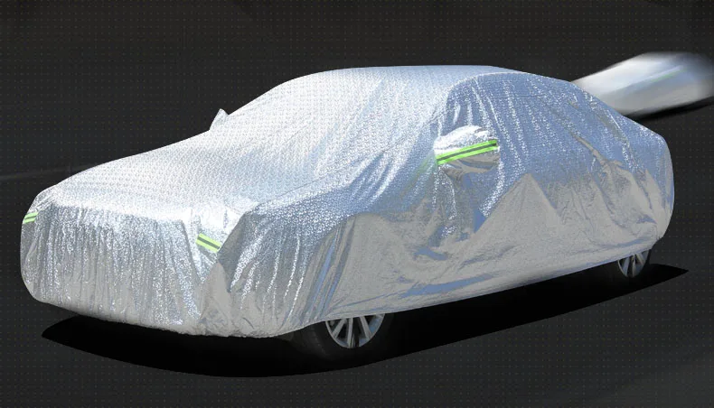 Capa de Carro Alumínio à Prova Água para o Automóvel Acessórios do Carro Grosso Camada Folha Dwaterproof Subaru Jeep Renegado Toyota Rav4 Capa Estilo 3 4 Grosso capa de carro 3 camada folha