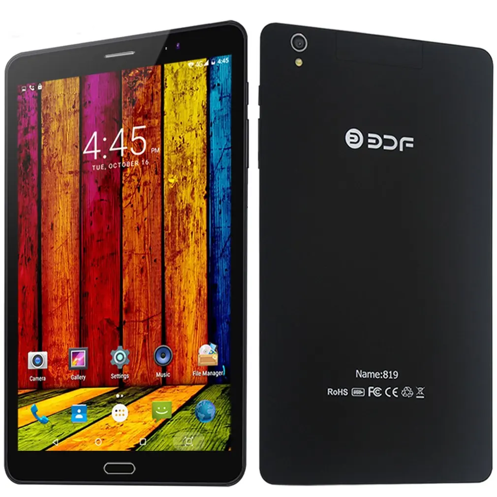 8 дюймов 2G+ 16G Android 6,0 четырехъядерный процессор с двумя sim-картами, телефонная связь, двойная камера, телефон, Wifi BDF, планшет, ПК, ноутбук