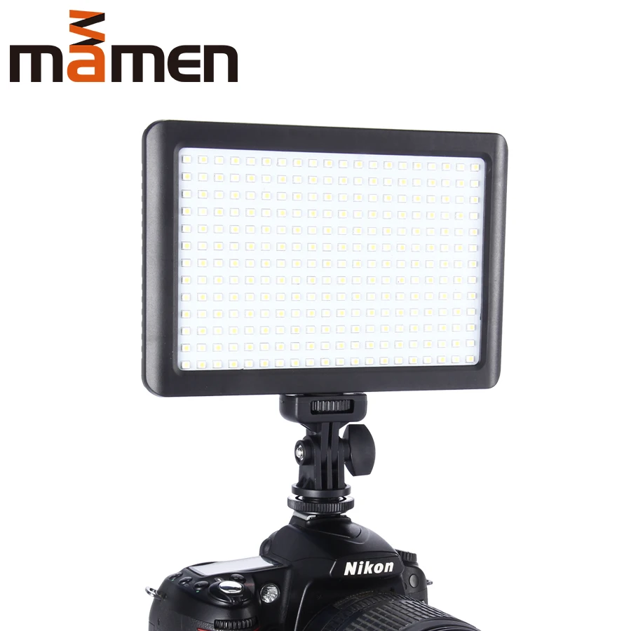 MAMEN 18W PAD260 фотографическое освещение 260 светодиодный светильник для цифровой камеры видеокамеры DV DSRL Мини DVR 3200-6000K CCT светодиодный свет