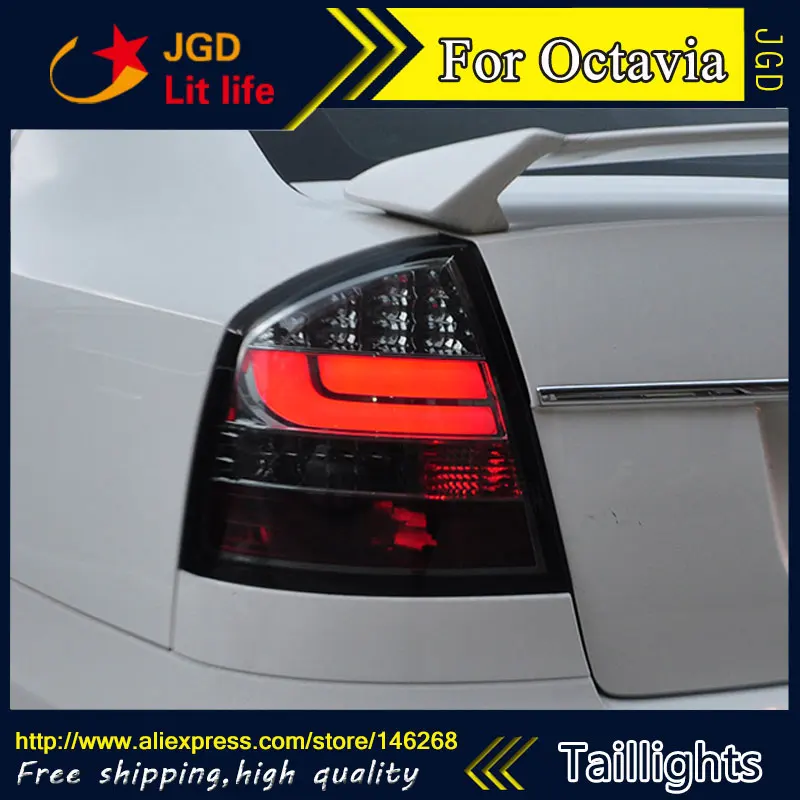 Car Styling tail lights for Skoda Octavia 2007 2012 taillights LED Tail