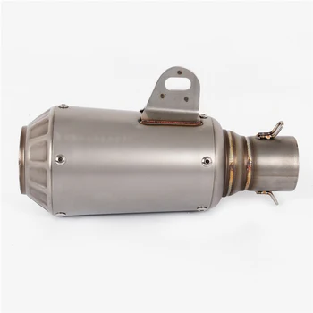 

Stainless Steel 51mm Motorcycle Muffler Exhaust Pipe Exhaust Mufflers Pipe Motorcycle Accessories