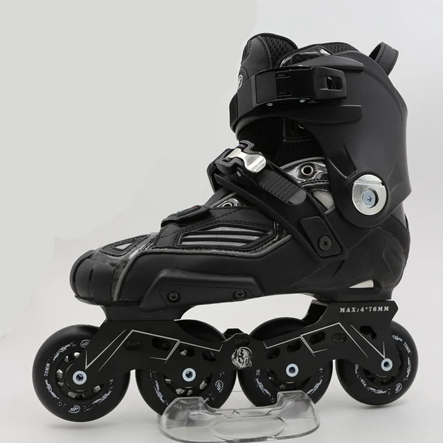 Professional Adults Slide Roller Skates Shoes Strengthen Skating Frame Base Durable PU Wheels