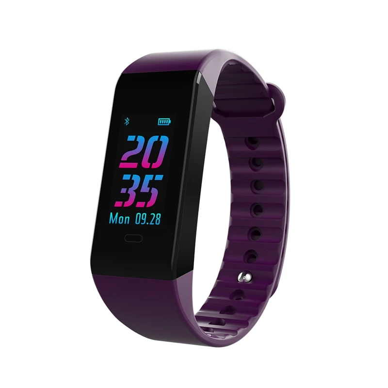 Blood Pressure Bracelet IP67 Waterproof Heart Rate Smart Wristband Sports Step Monitoring Electronic Wrist Watch KBD0023